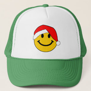 Gorra De Camionero Cuidados Navidades Santa Happy Face