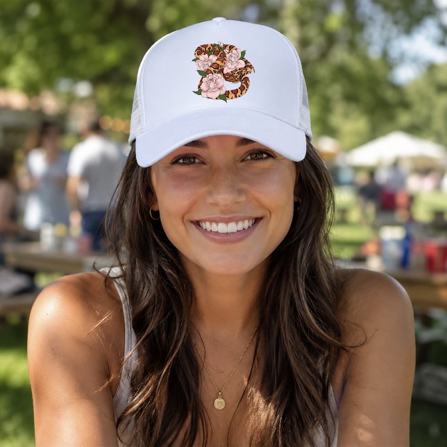 Gorra De Camionero Culebra de Maíz Flores Rosadas Verdes (Subido por el creador)