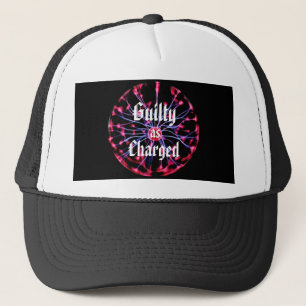 Gorra De Camionero Culpable como bola de plasma cargada