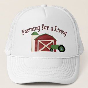 Gorra De Camionero Cultivo para un casquillo vivo del tractor del