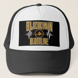Gorra De Camionero Cultura criptográfica codificada de Blockchain Blo