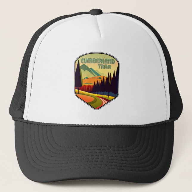Gorra De Camionero Cumberland Trail Tennessee Colors (Anverso)