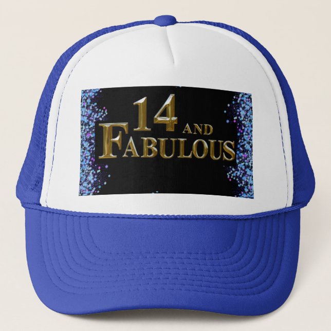 Gorra De Camionero Cumpleaños 14  (Anverso)