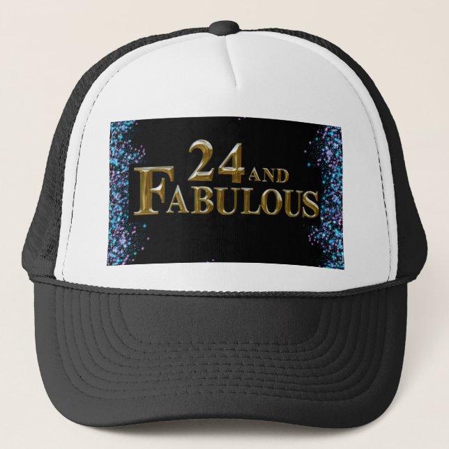 Gorra De Camionero Cumpleaños 24  (Anverso)