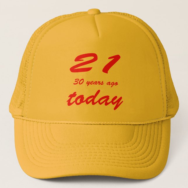 Gorra De Camionero cumpleaños 51 (Anverso)