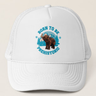 Gorra De Camionero Cumpleaños de niños prehistóricos de mamut bebé li