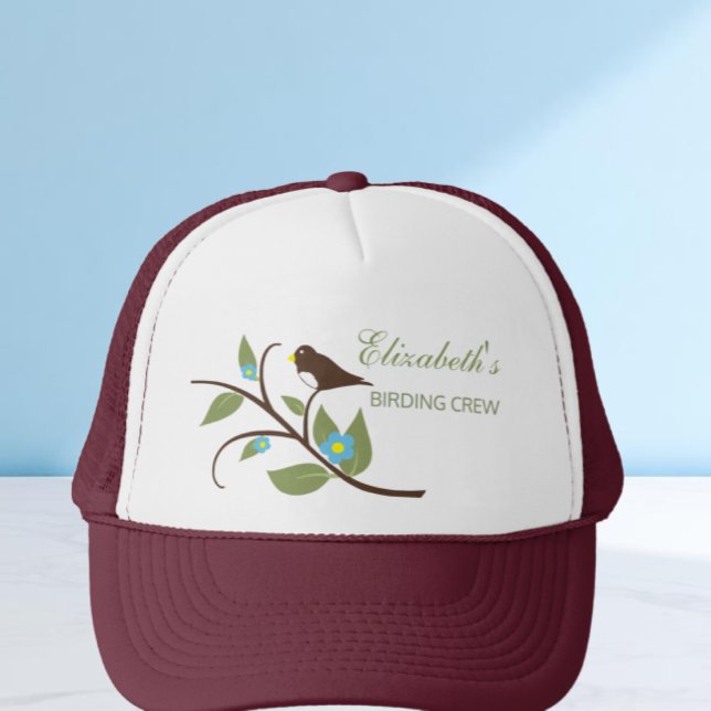 Gorra De Camionero Cumpleaños de pájaro (Subido por el creador)