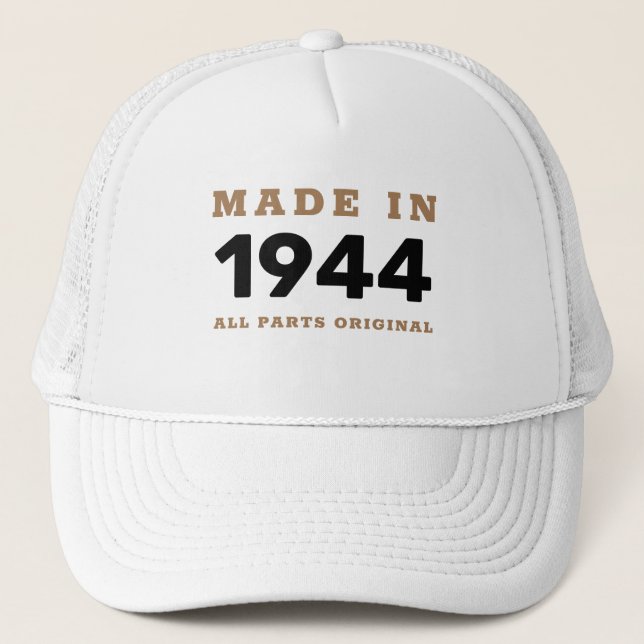 Gorra De Camionero Cumpleaños Destacado (Anverso)