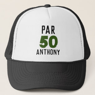 Gorra De Camionero Cumpleaños Golfer Funny 50 feliz papá Par