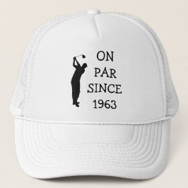 Gorra De Camionero Cumpleaños Golfer Funny 60th happy Dad Par