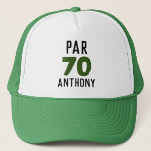 Gorra De Camionero Cumpleaños Golfer Funny 70th happy Dad Par