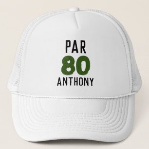 Gorra De Camionero Cumpleaños Golfer Funny 80th happy Dad Par