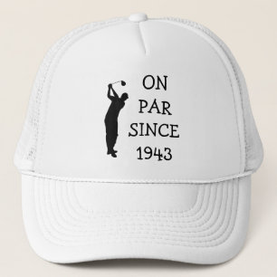Gorra De Camionero Cumpleaños Golfer Funny 80th happy Dad Par