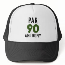 Cumpleaños Golfer Funny 90th happy Dad Par