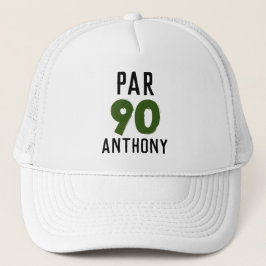 Gorra De Camionero Cumpleaños Golfer Funny 90th happy Dad Par