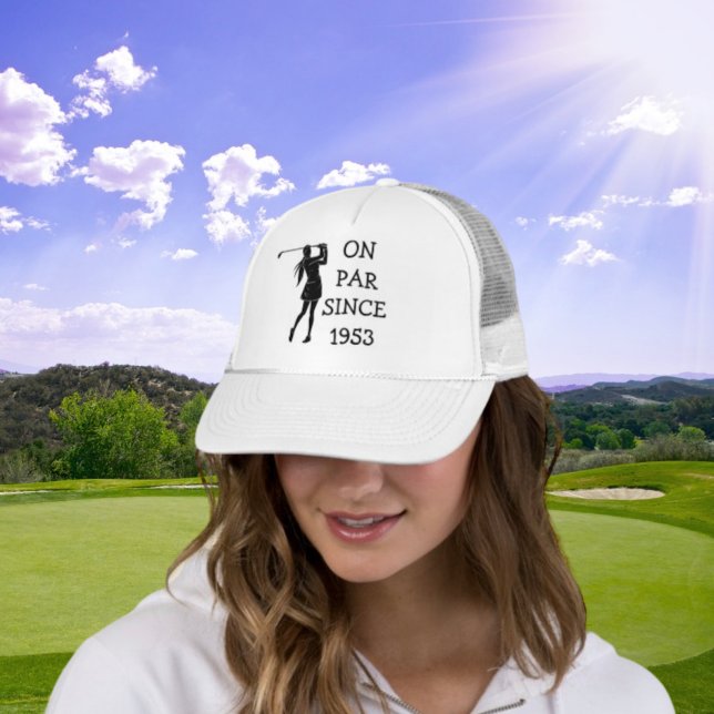 Gorra De Camionero Cumpleaños Golfer Graciosa 70.ª feliz Par por ella (Subido por el creador)