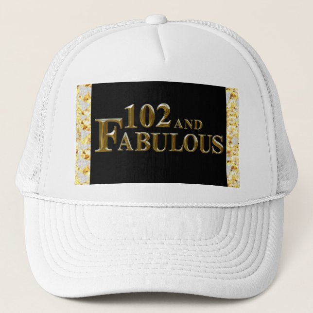 Gorra De Camionero Cumpleaños número 102 (Anverso)