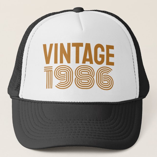GORRA DE CAMIONERO CUMPLEAÑOS PERSONALIZADO (Anverso)