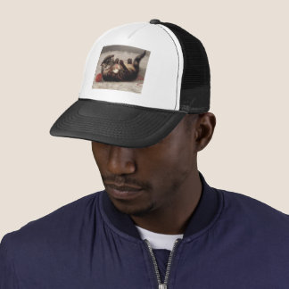 Gorra De Camionero Cuna de gato, bola de yarn de gato