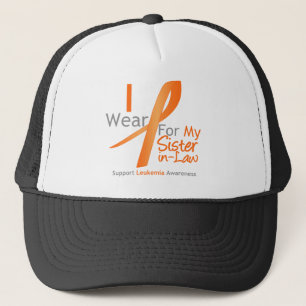 Gorra De Camionero Cuñada anaranjada de la cinta del desgaste de la