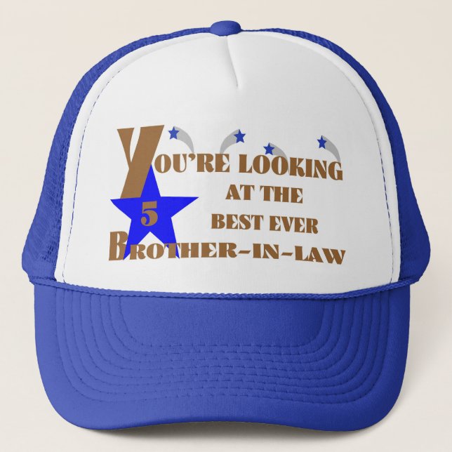 Gorra De Camionero cuñado siempre de cinco estrellas 53Best (Anverso)