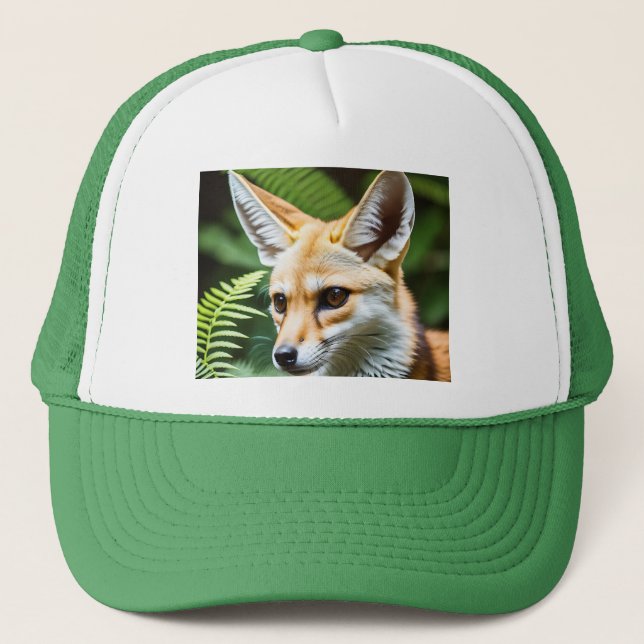 Gorra De Camionero Cunning Fennec Fox, (Anverso)