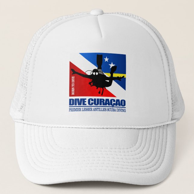 Gorra De Camionero Curacao de buceo DF2 (Anverso)
