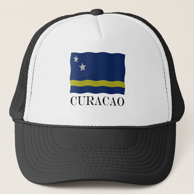 Gorra De Camionero Curacao flag (Anverso)