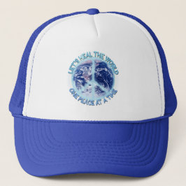 Gorra De Camionero Curemos la paz mundial uno a la vez