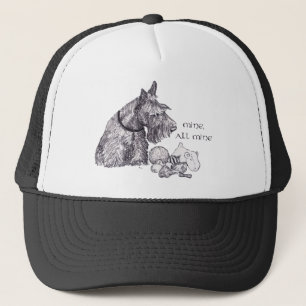Gorra De Camionero Curioso Terrier Escocés Mío, todo Mío