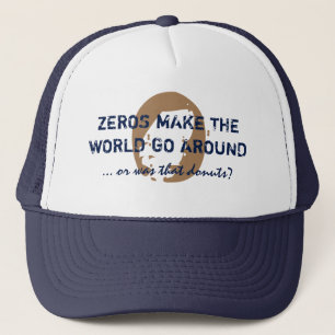 Gorra De Camionero Curioso ZEROS y DONUTS azul