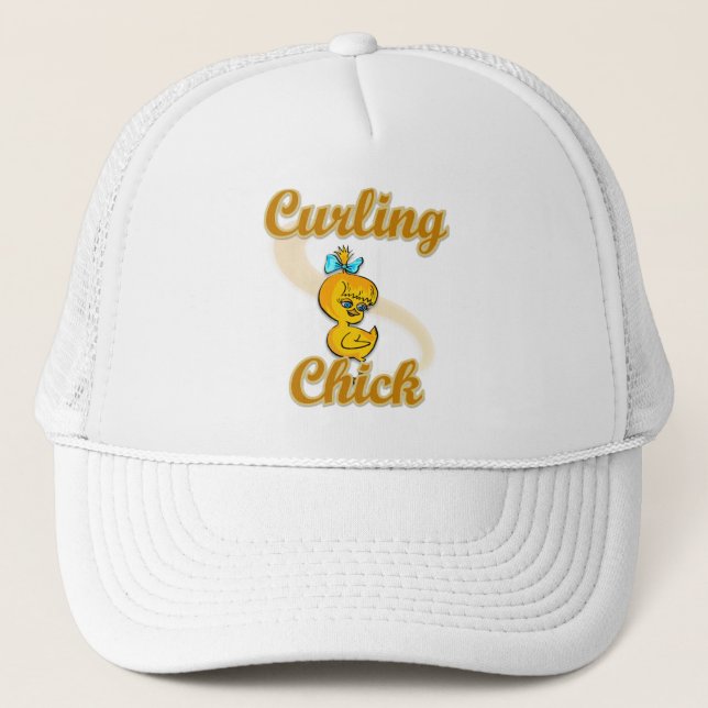 Gorra De Camionero Curling Chick (Anverso)