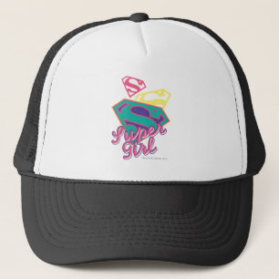 Gorra De Camionero Cursive de Supergirl