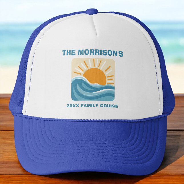 Gorra De Camionero Custom Beach Family Reunion Ocean Cruise  (Subido por el creador)