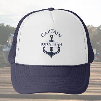 Gorra De Camionero Custom Boat Captain