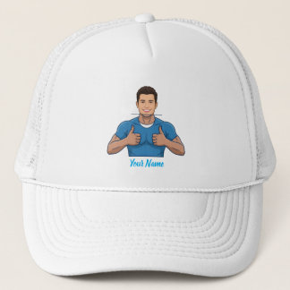 Gorra De Camionero Custom Face & Name Trucker Hat Personalized Summer