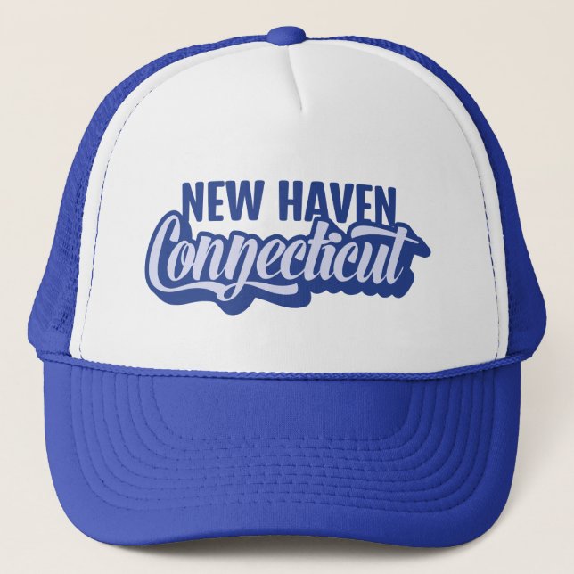 Gorra De Camionero Custom Location Connecticut (Anverso)