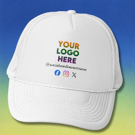 Gorra De Camionero *Custom Logo and Social Media Business