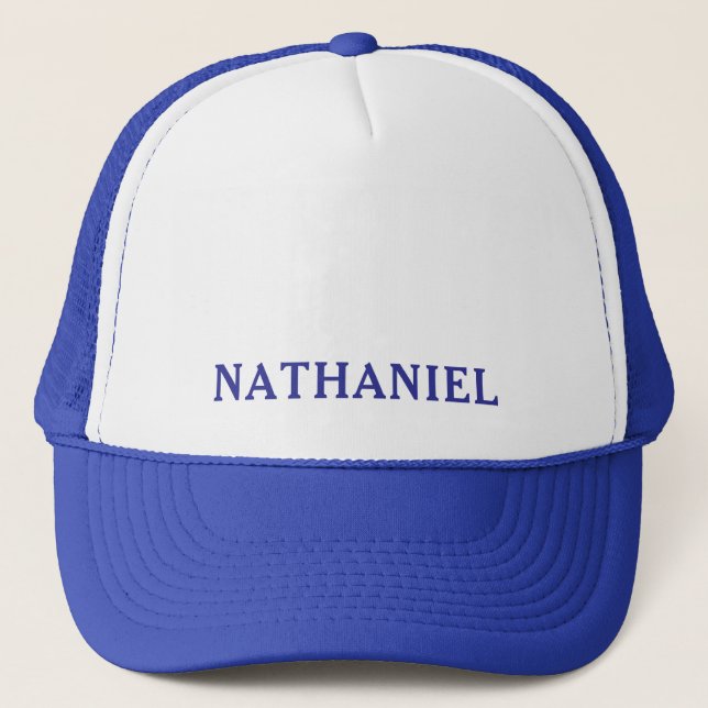 Gorra De Camionero Custom Name Design for Personalized Trucker Hats (Anverso)