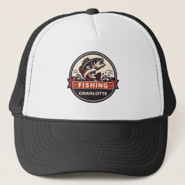 Gorra De Camionero Custom Name Fishing
