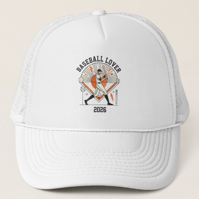 Gorra De Camionero Custom Personalized Global Baseball 2026 (Anverso)