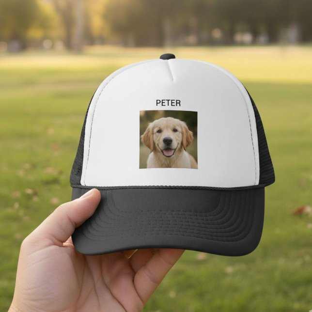 Gorra De Camionero Custom Pet Photo Trucker Hat Personalized Dog  (Subido por el creador)