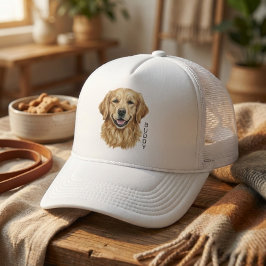 Gorra De Camionero Custom Pet Portrait Personalized Hat