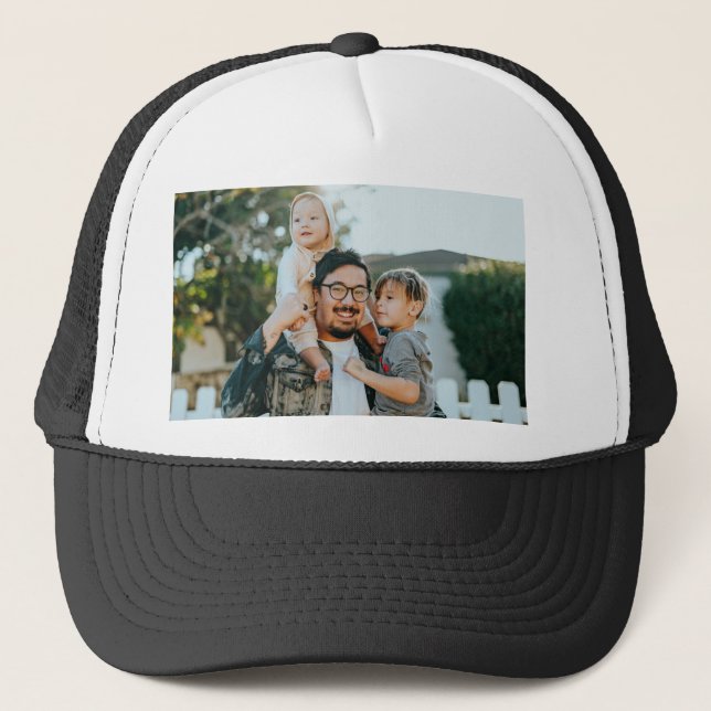 Gorra De Camionero Custom Photo (Anverso)