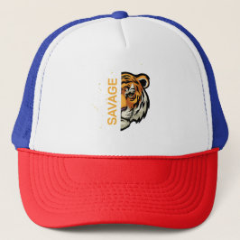 Gorra De Camionero Custom Red White Blue Trucker Hat
