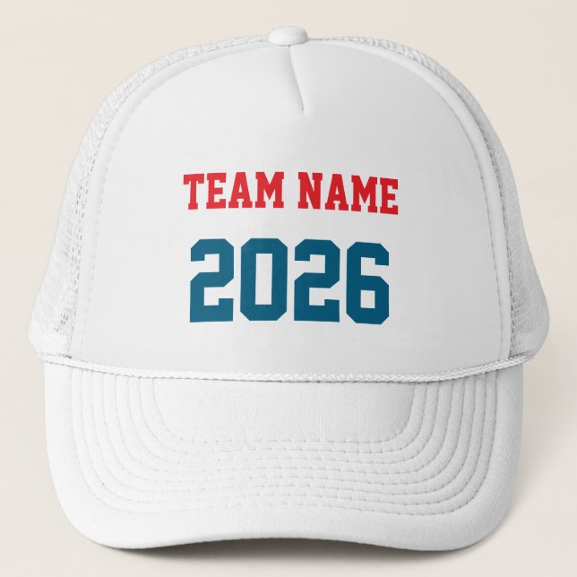 GORRA DE CAMIONERO CUSTOM TEAM NAME 2026 PERSONALIZED GIFT (Anverso)