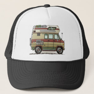 Gorra De Camionero Custom Van Camper RV Hat