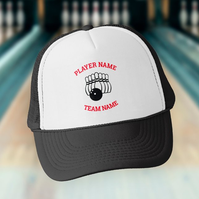 Gorra De Camionero Customizable Bowling Team (Subido por el creador)