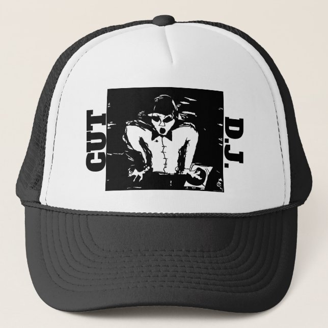 GORRA DE CAMIONERO CUT DJ SVG (Anverso)