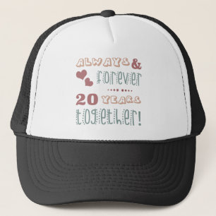 Gorra De Camionero Cuta 20° Aniversario Boda